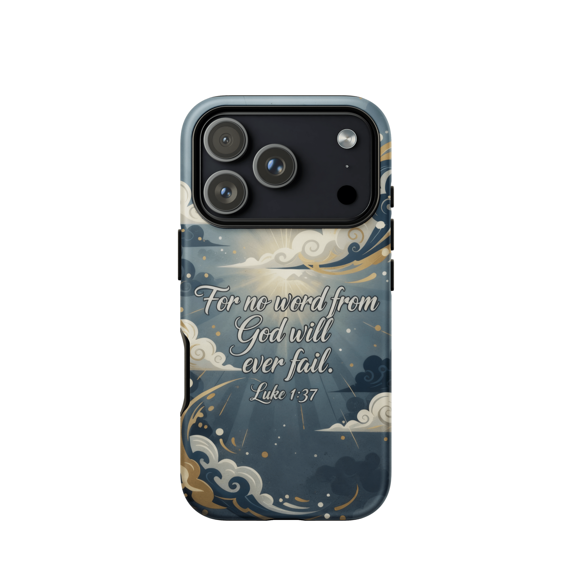 All Things Are Possible With God Tough iPhone Case - Image 2