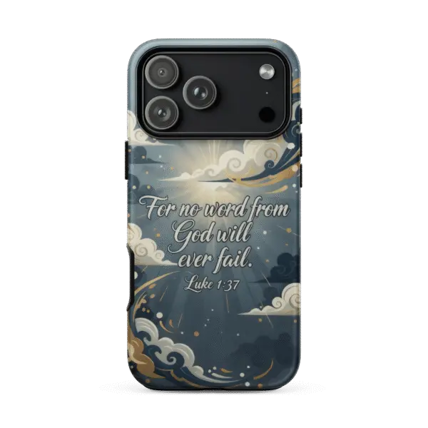 All Things Are Possible With God Tough iPhone Case