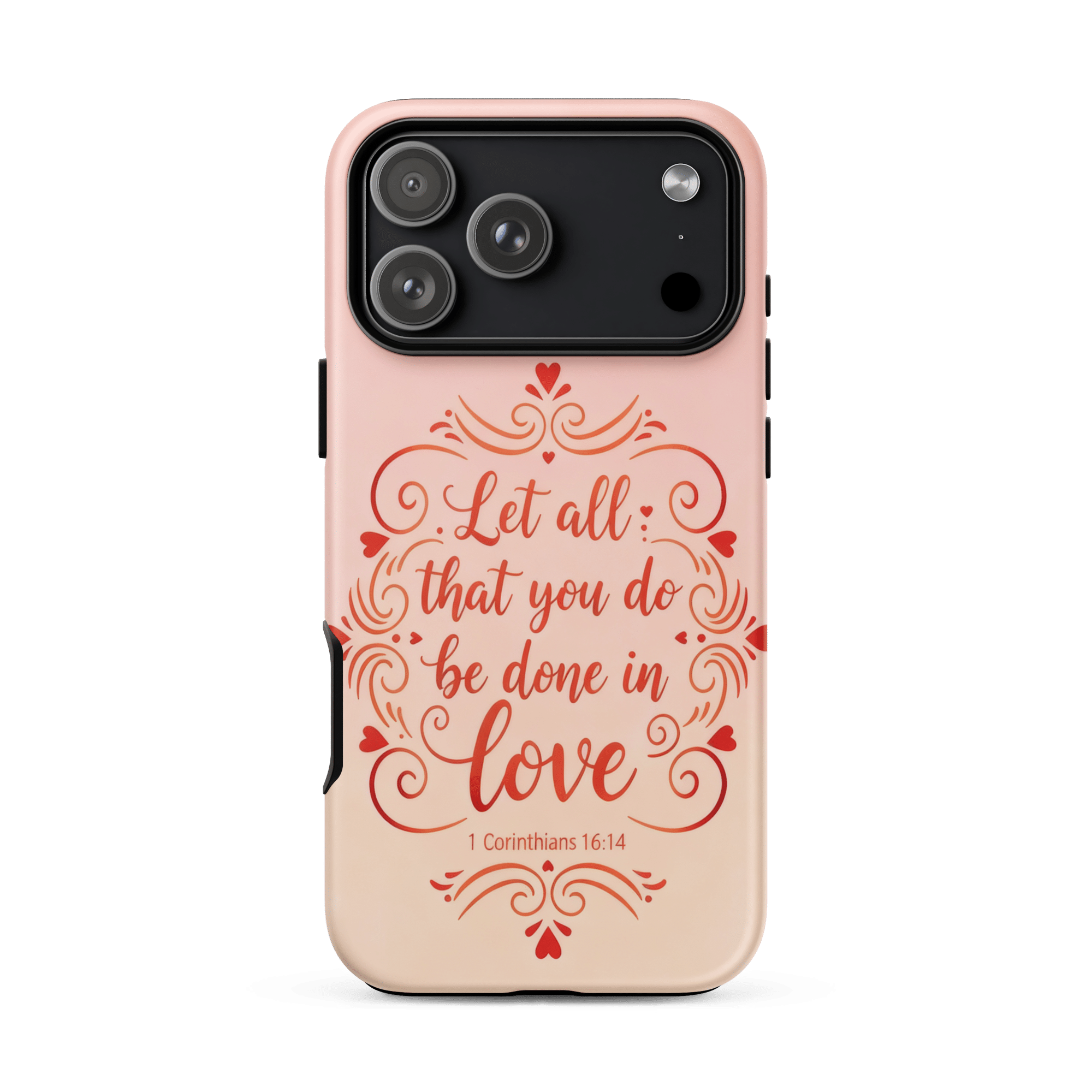 Corinthians Love Script Tough iPhone Case