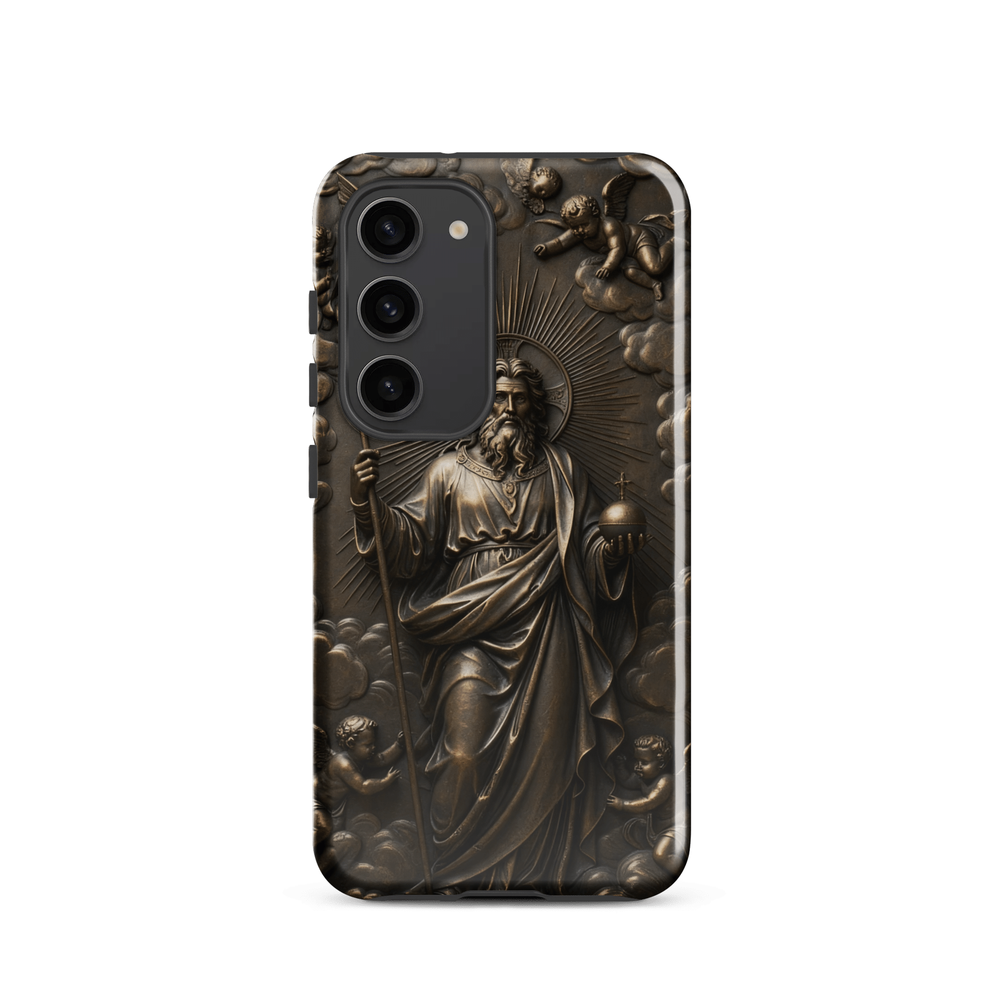 God with Angels in Heaven Tough Samsung Case - Image 9