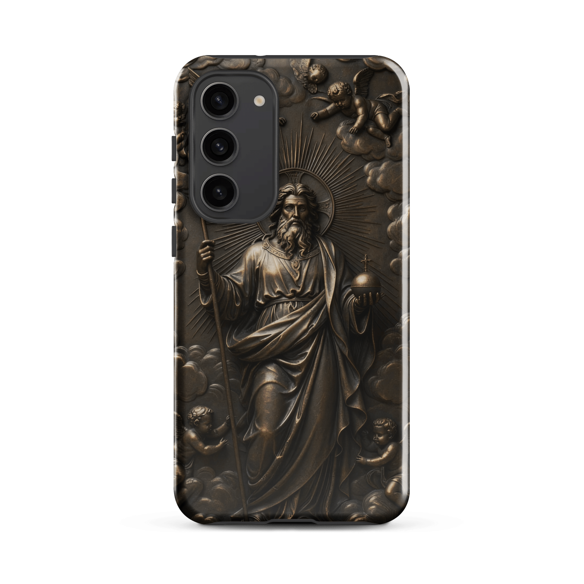 God with Angels in Heaven Tough Samsung Case - Image 8