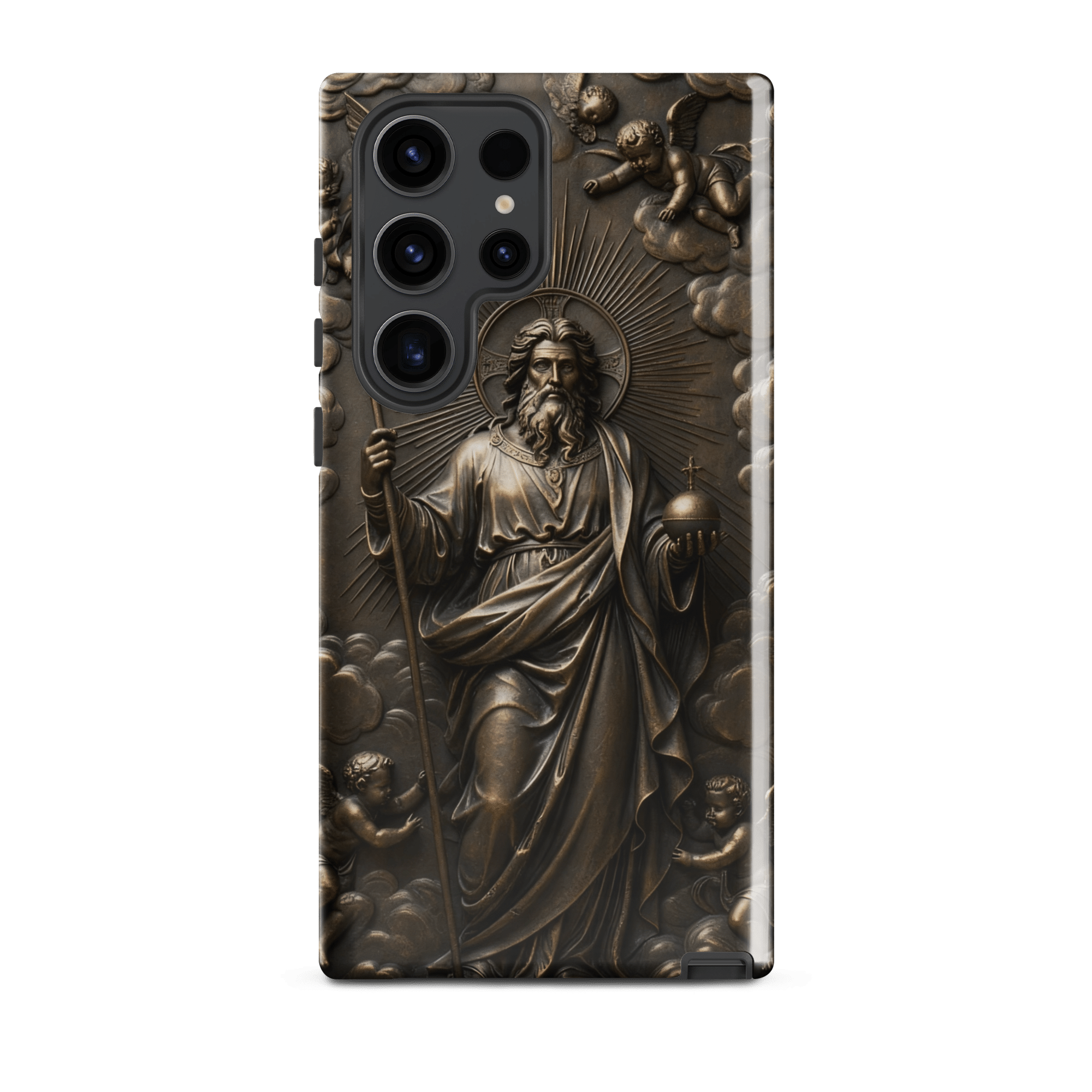 God with Angels in Heaven Tough Samsung Case - Image 7