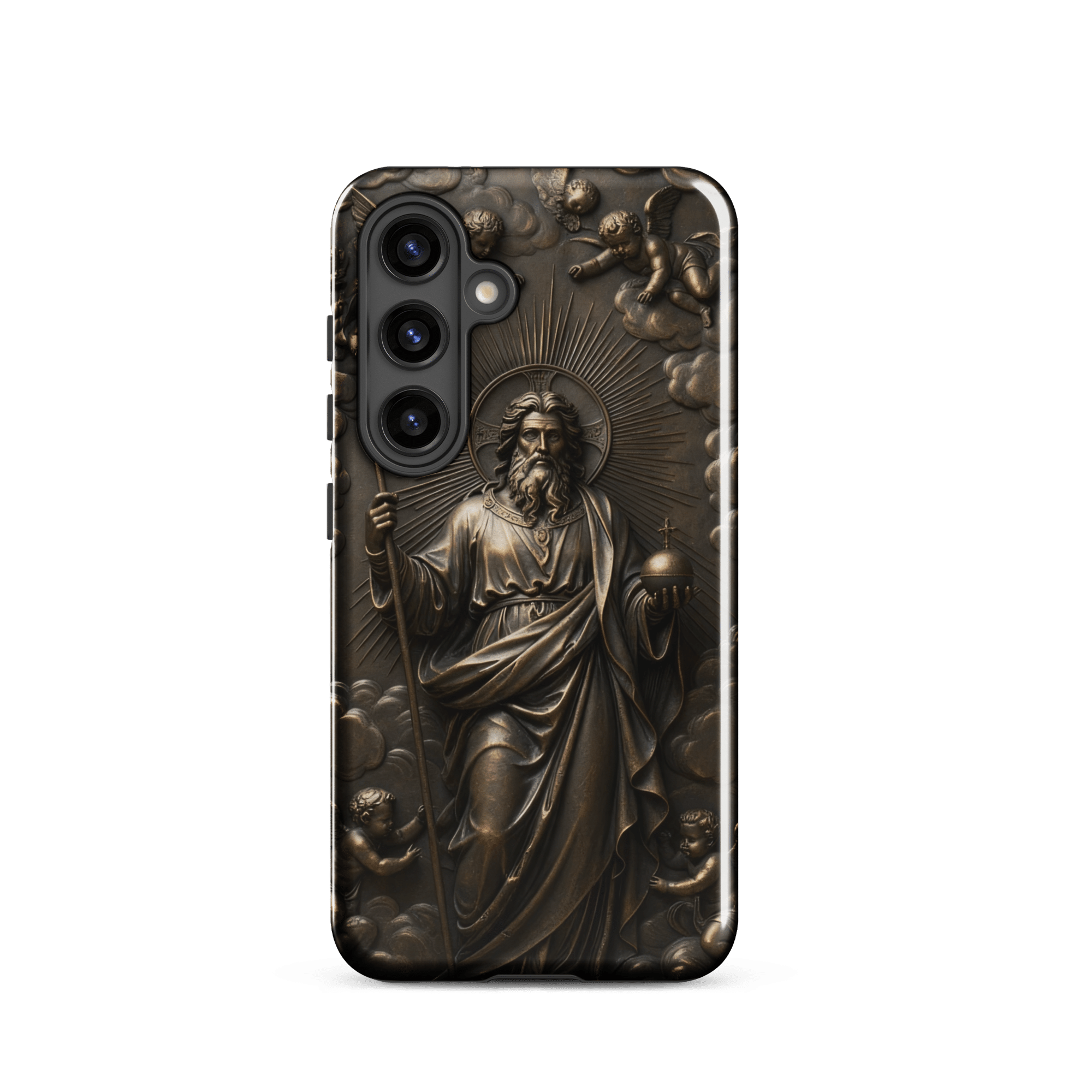 God with Angels in Heaven Tough Samsung Case - Image 6