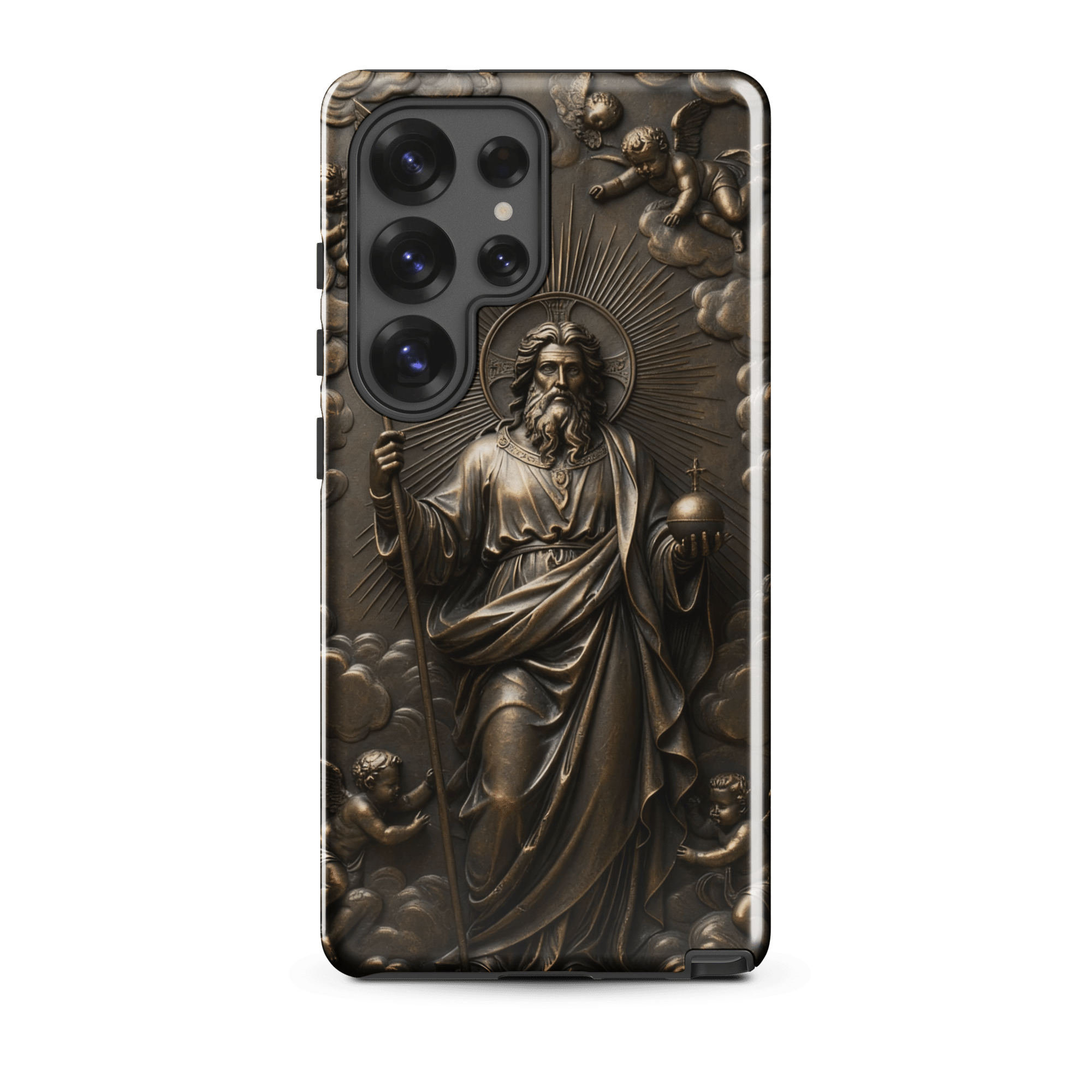God with Angels in Heaven Tough Samsung Case