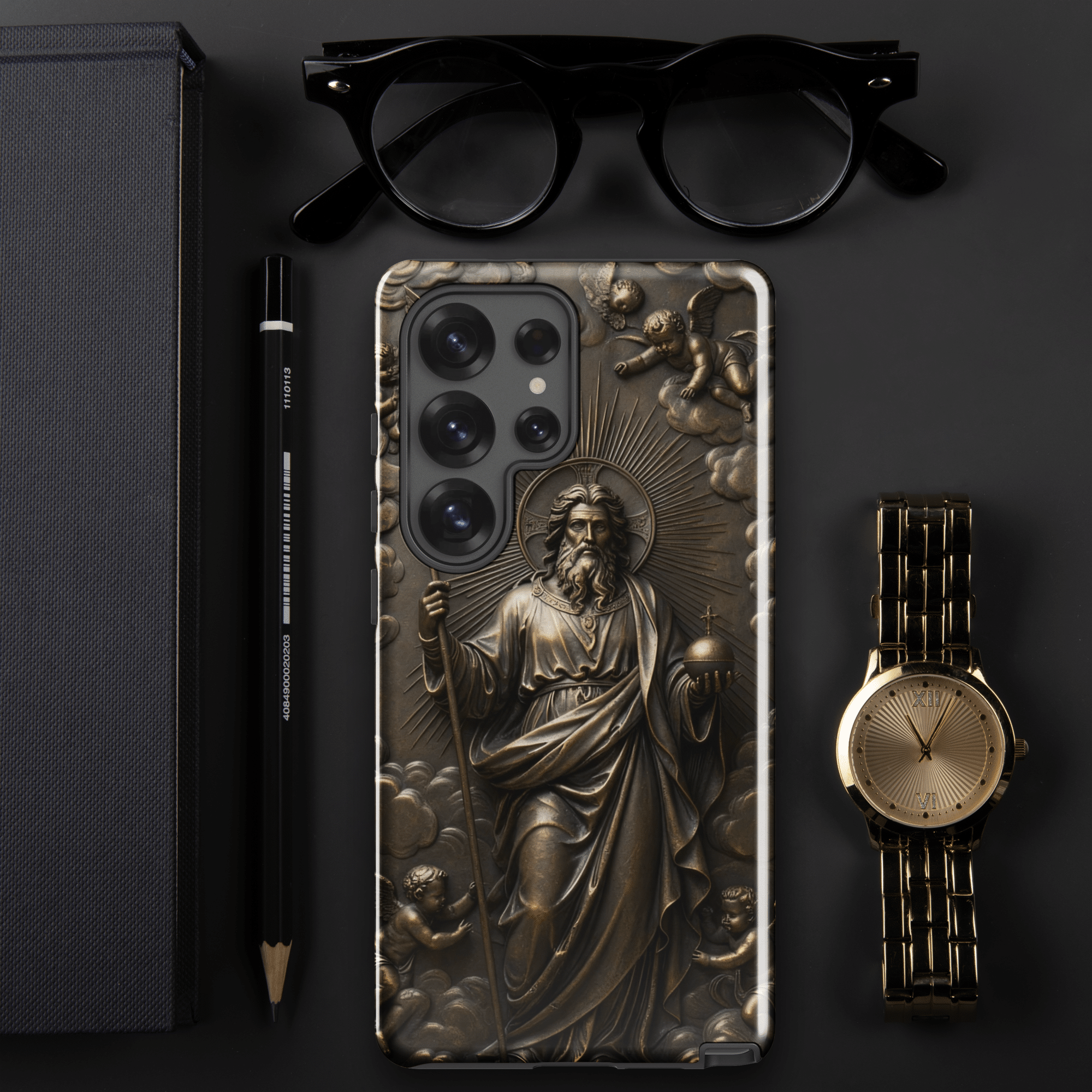 God with Angels in Heaven Tough Samsung Case - Image 10