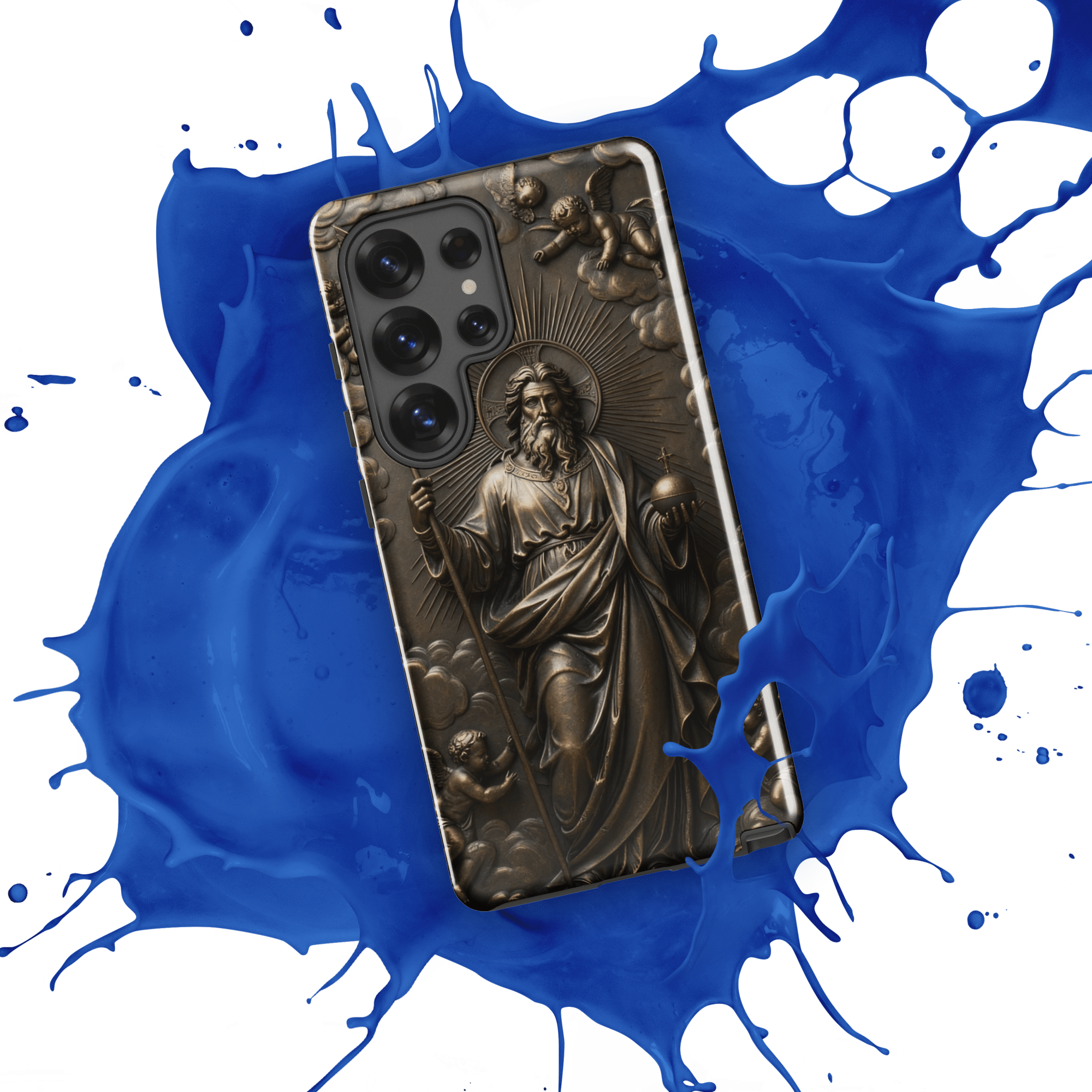 God with Angels in Heaven Tough Samsung Case - Image 12