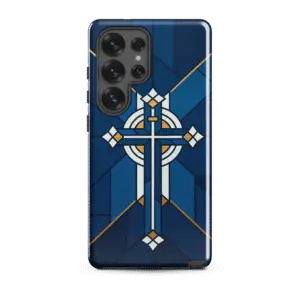 Stained Glass Cross Tough Samsung Case