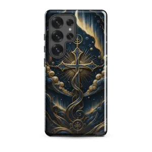Ornate Celestial Cross Tough Samsung Case