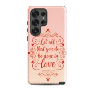 Corinthians Love Script Tough Samsung Case