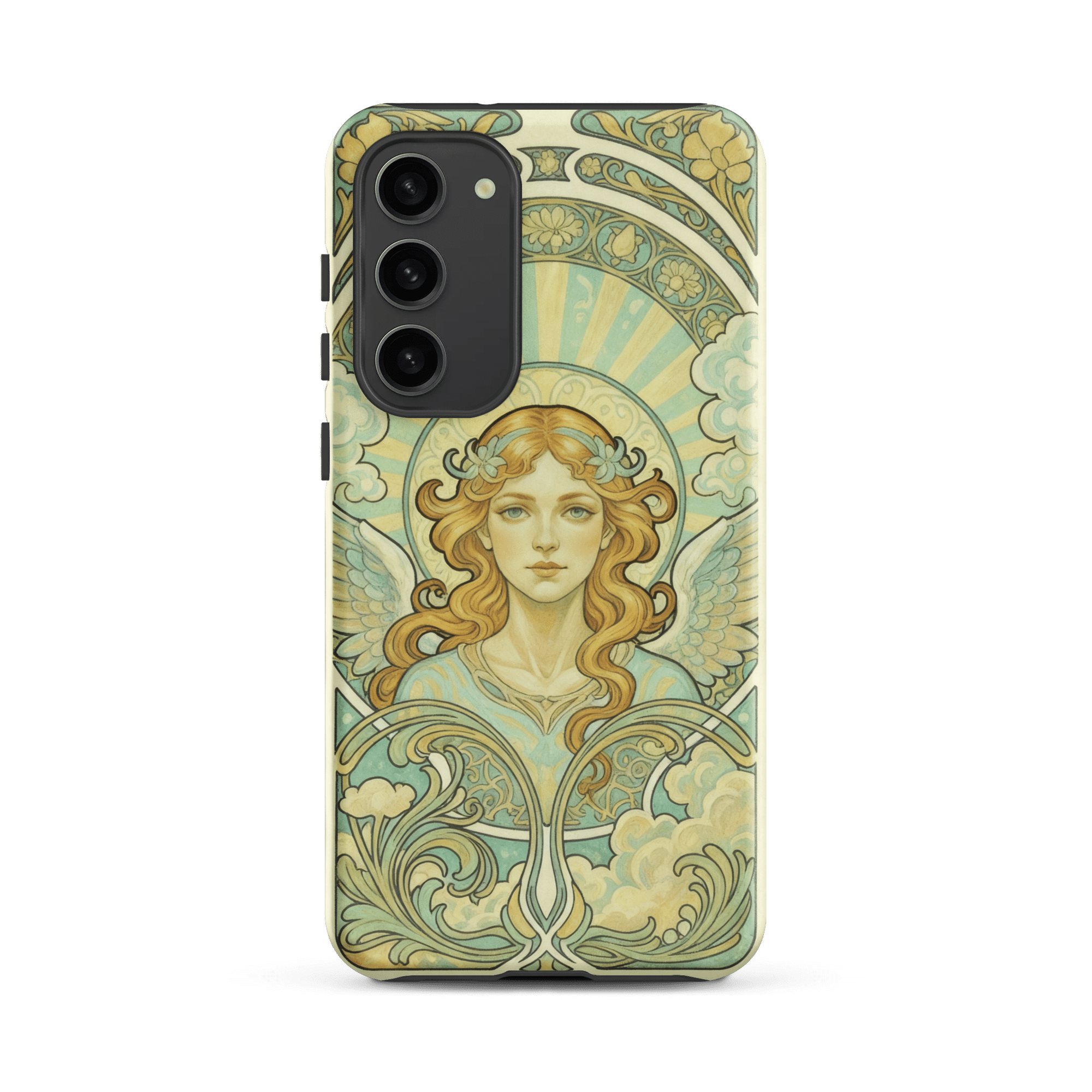 Art Noveau Angel Tough Samsung Case - Image 8