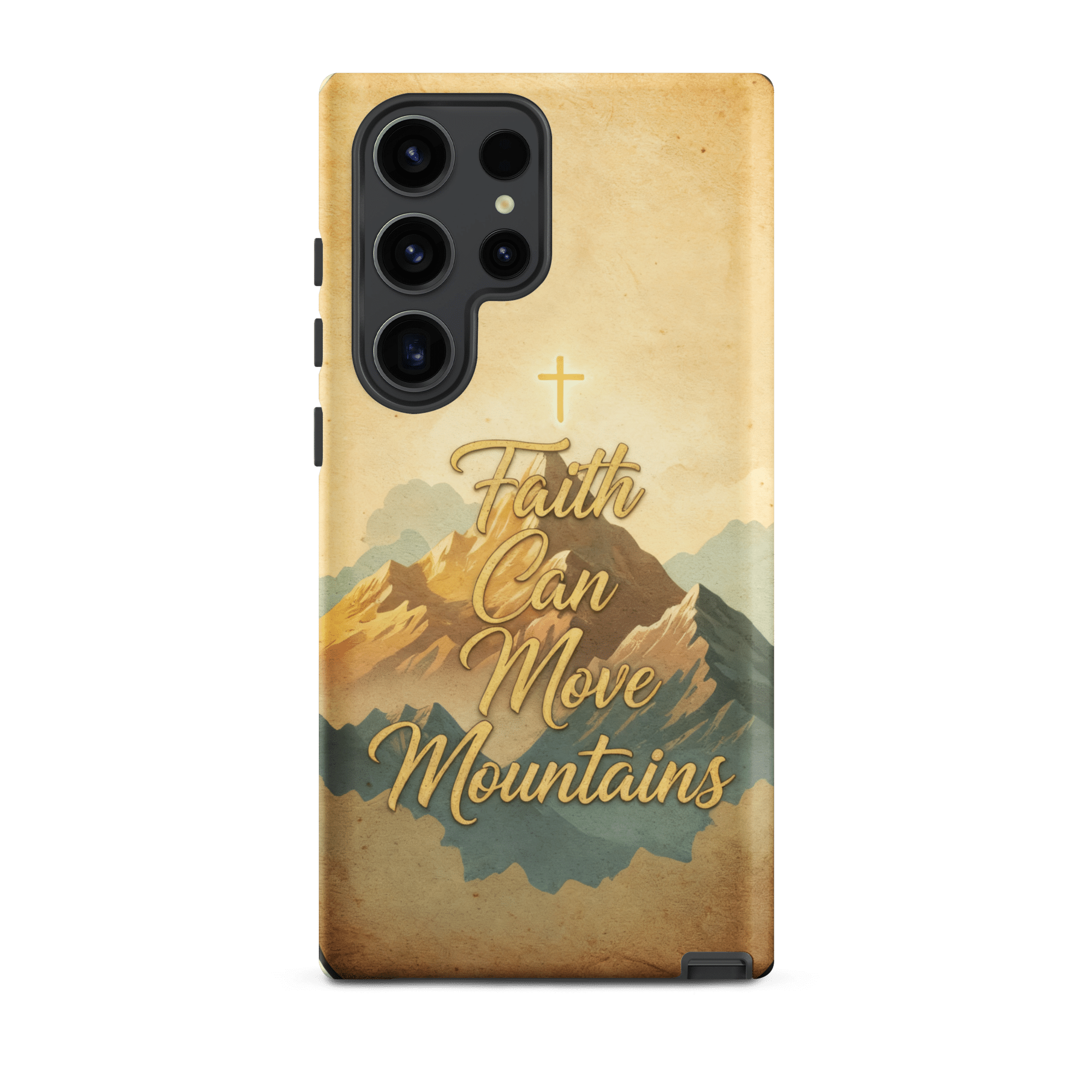 Faith Can Move Mountains Tough Samsung Case - Image 7