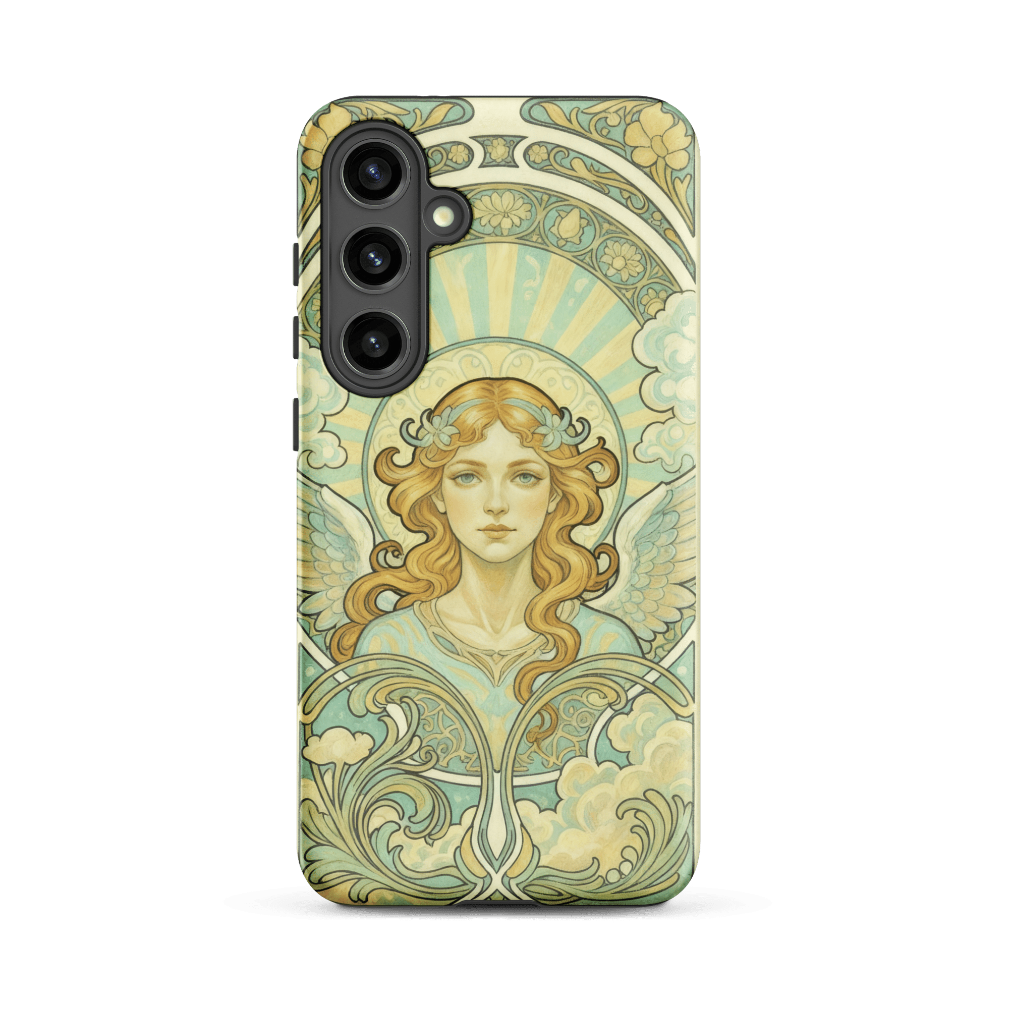 Art Noveau Angel Tough Samsung Case - Image 5