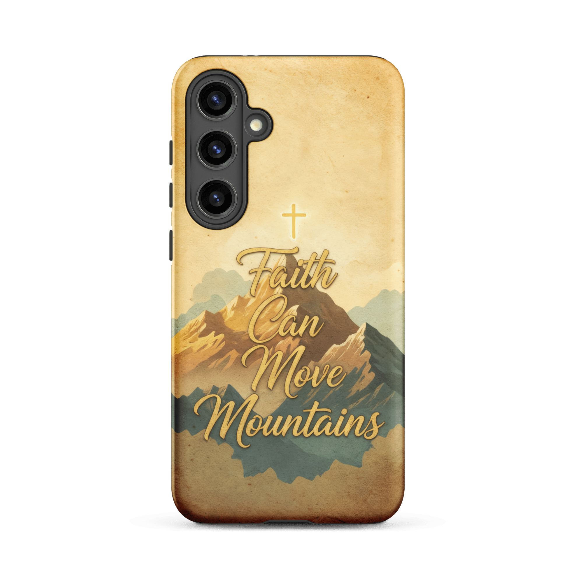 Faith Can Move Mountains Tough Samsung Case - Image 5
