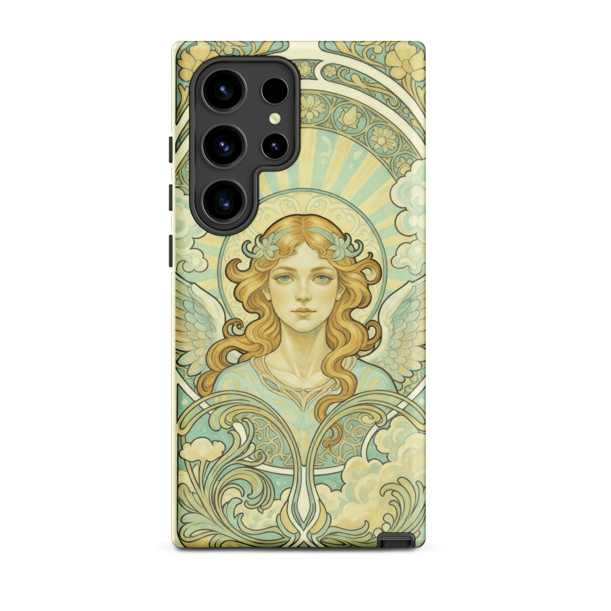 Art Noveau Angel Tough Samsung Case - Image 4