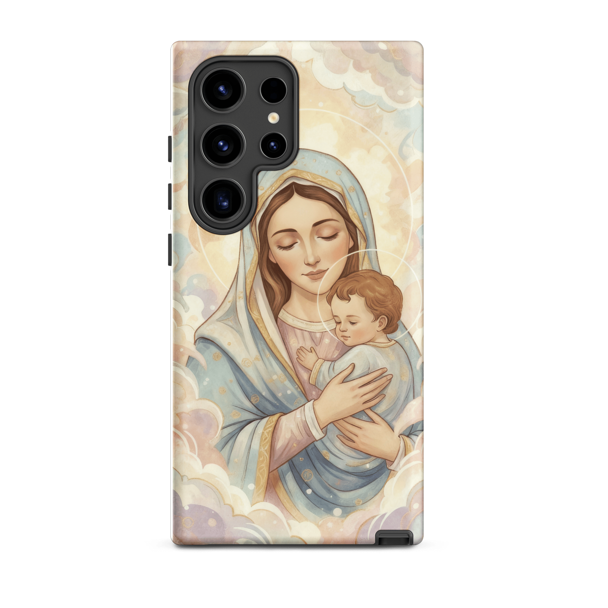 Madonna And Baby Jesus Tough Samsung Case - Image 4