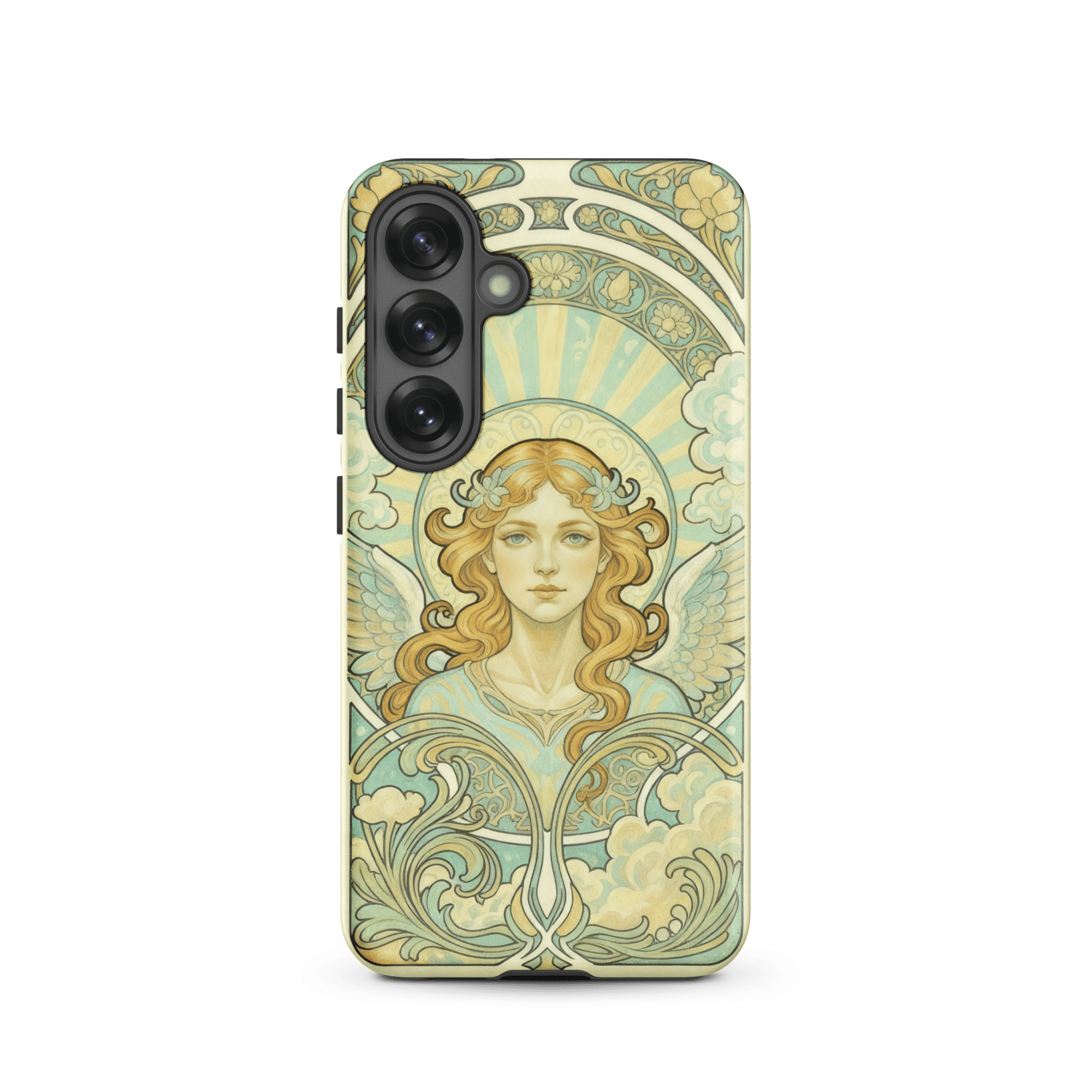 Art Noveau Angel Tough Samsung Case - Image 3