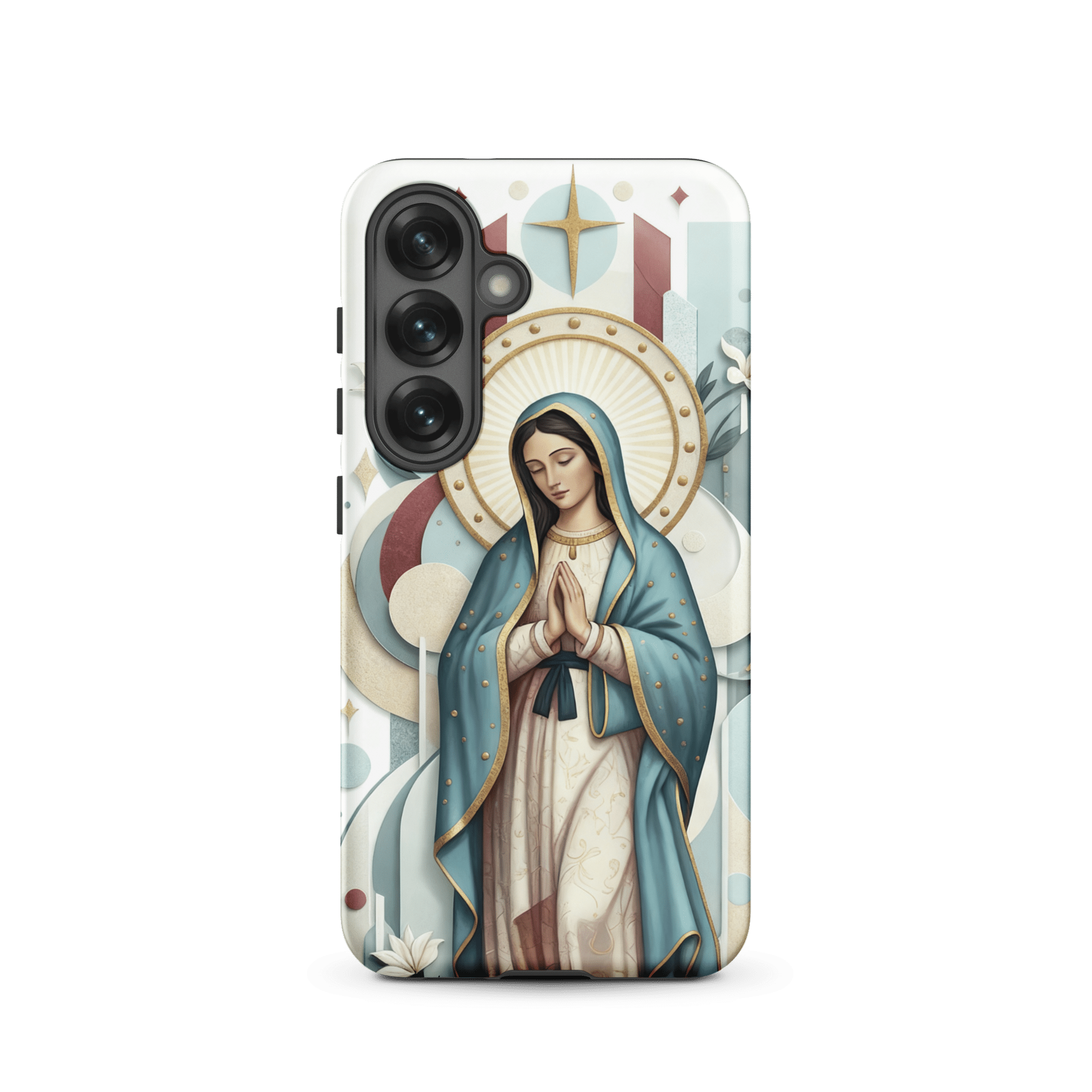 Blessed Mother Mary Pray For Us Tough Samsung Case - Image 4