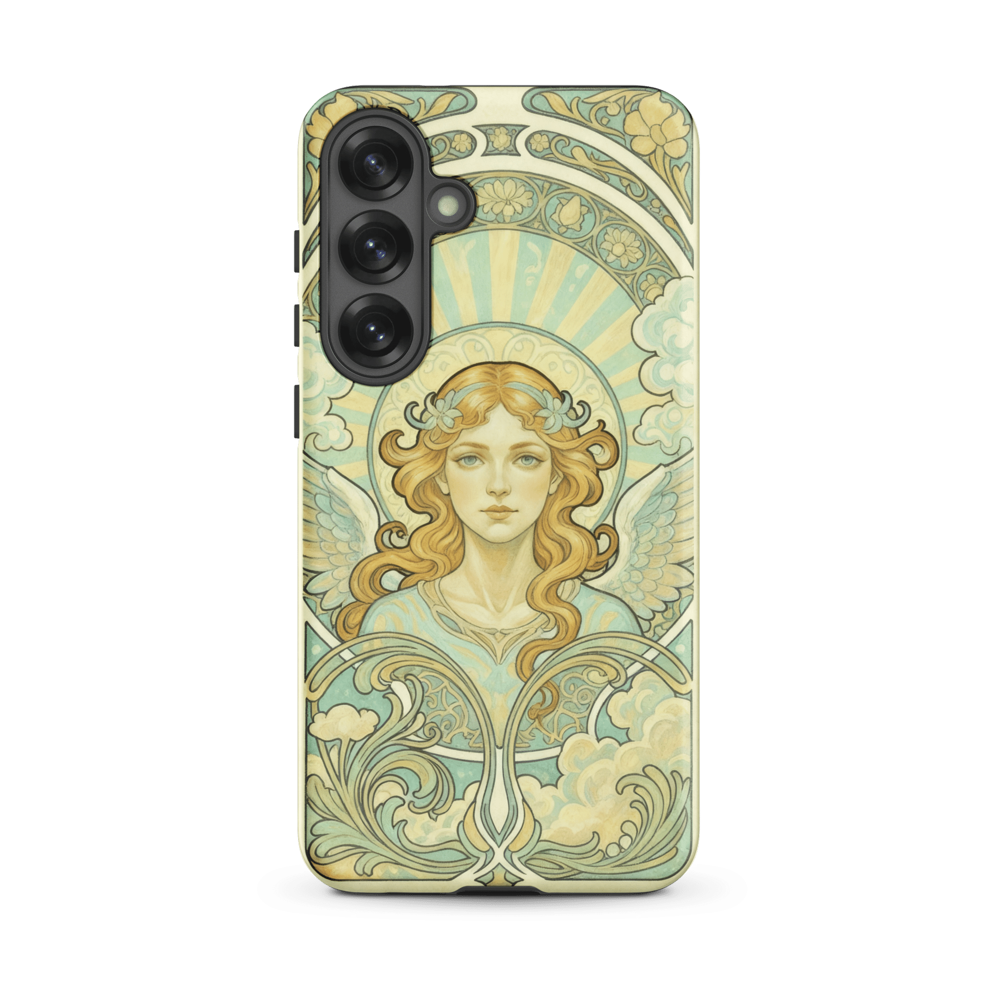 Art Noveau Angel Tough Samsung Case - Image 2