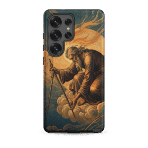 God Creating the World with Compass Tough Samsung Case