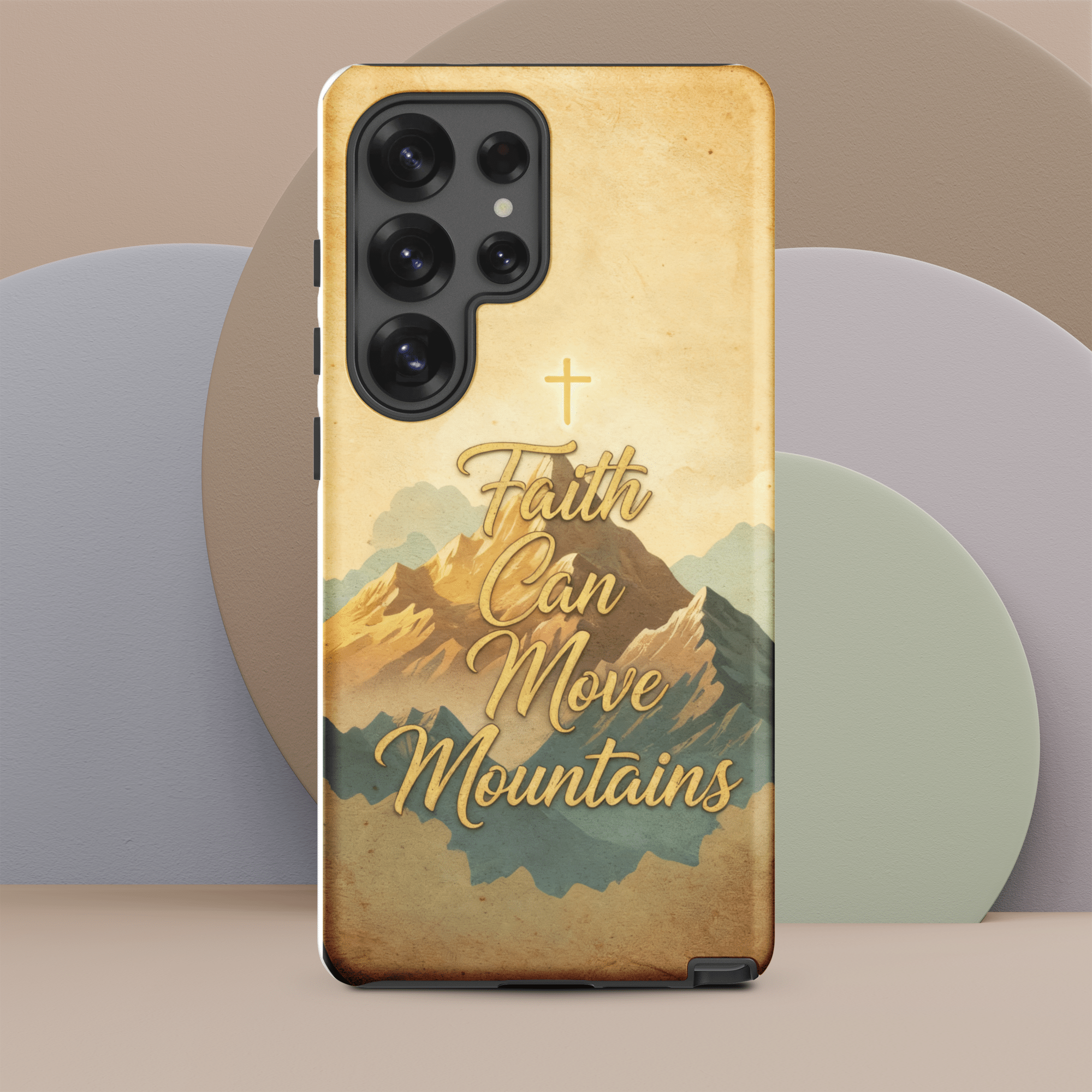 Faith Can Move Mountains Tough Samsung Case - Image 11