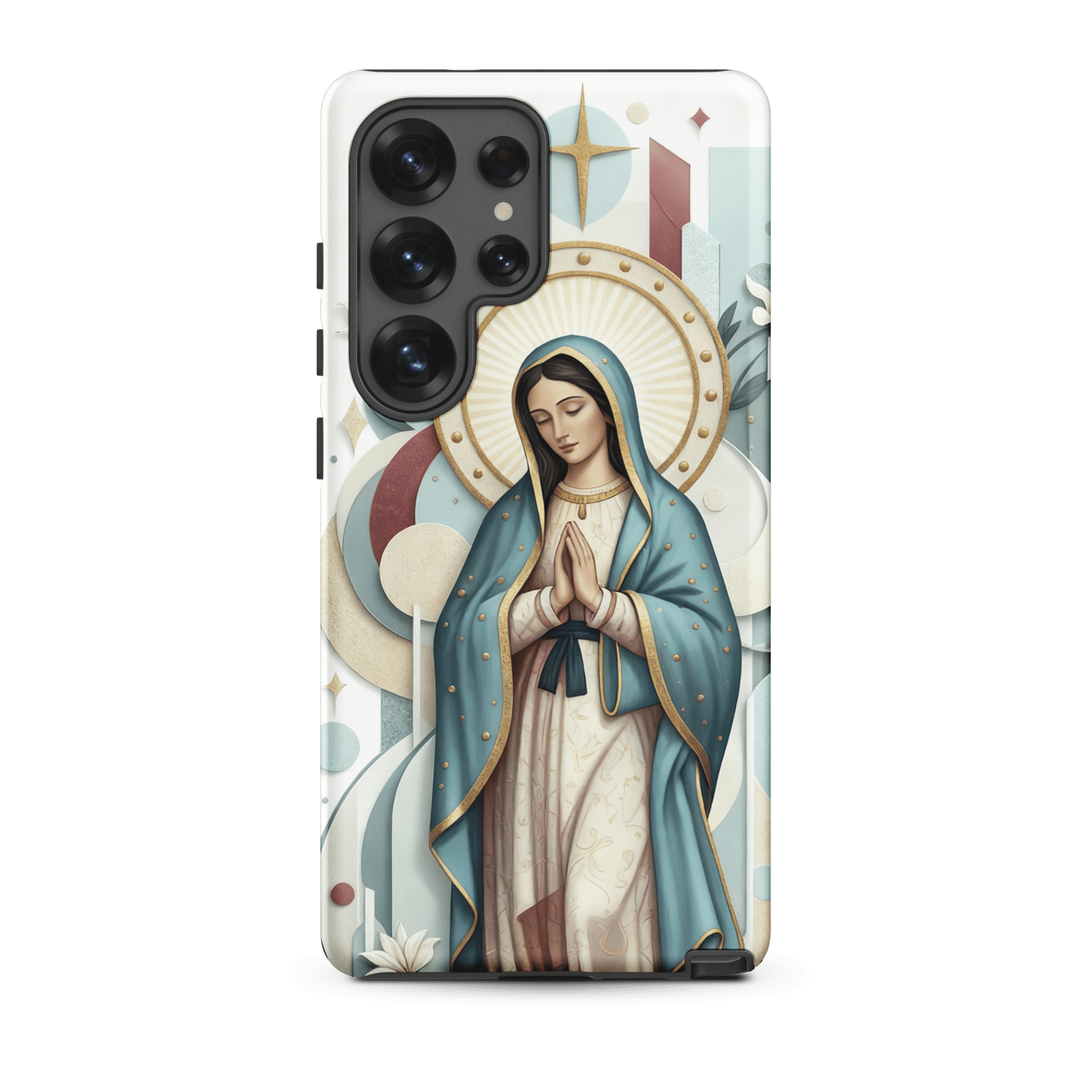 Blessed Mother Mary Pray For Us Tough Samsung Case - Image 2
